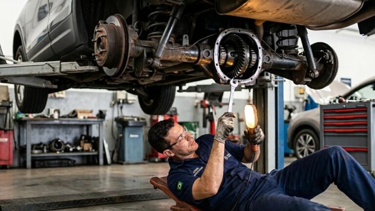 Barulho ou vibração no diferencial: quando o reparo é inevitável - JR Diesel Tech
