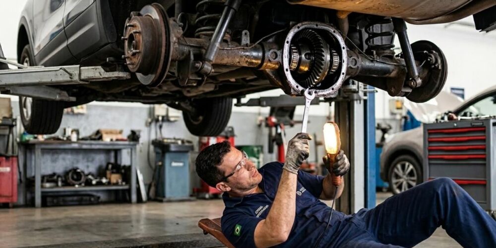Barulho ou vibração no diferencial: quando o reparo é inevitável - JR Diesel Tech